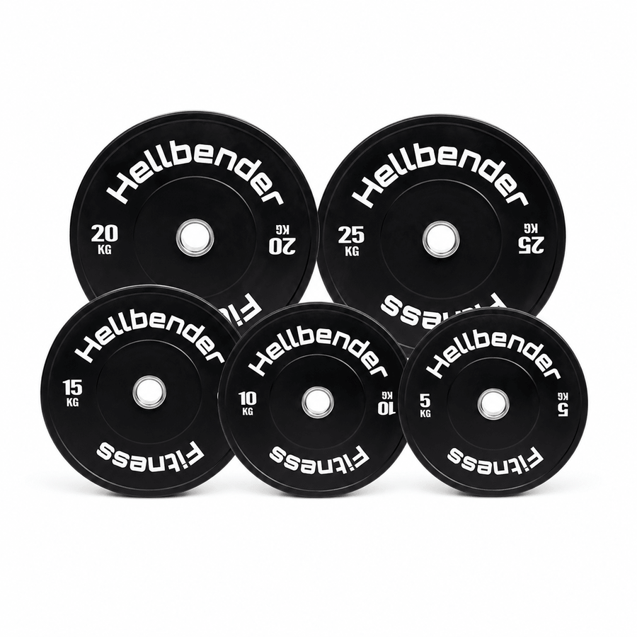 Hellbender Fitness Sorte Bumper Plates 0,5–25 kg