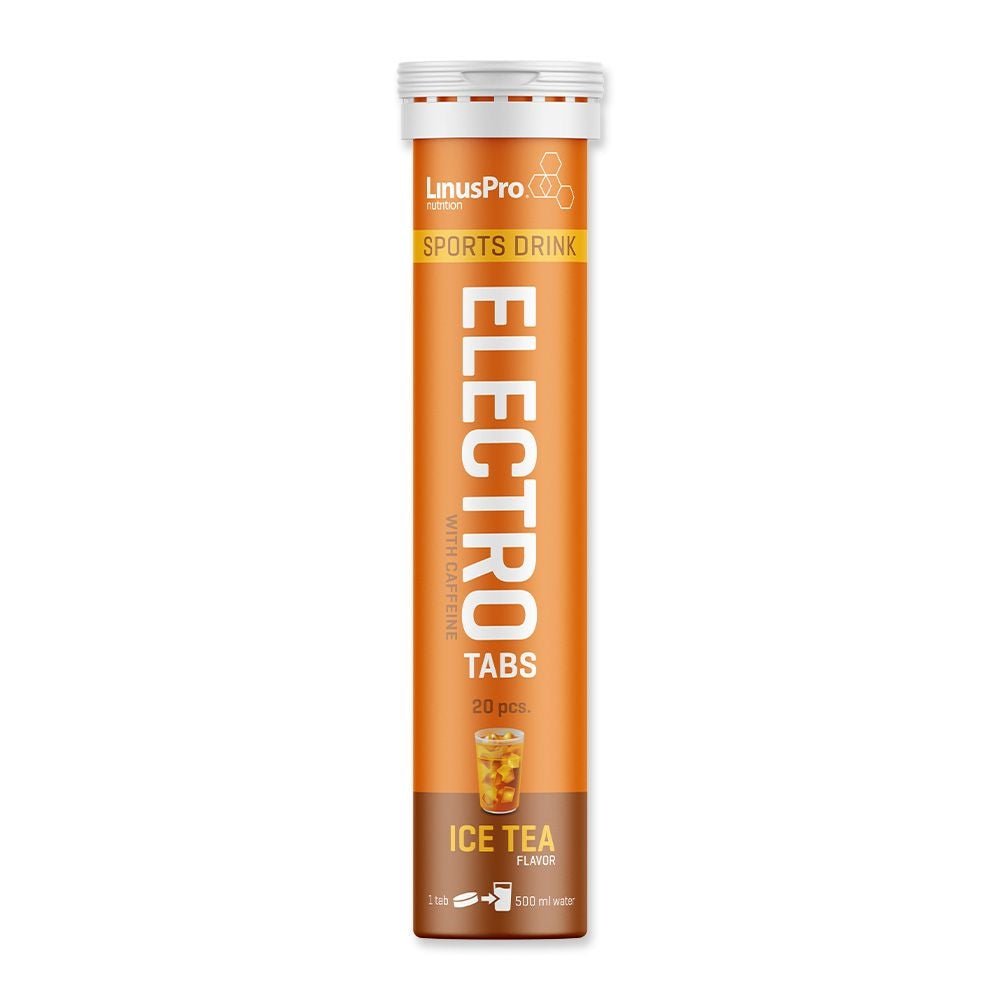 LinusPro Elektrolyt Tabs med Koffein - Ice Tea