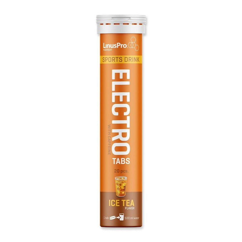 LinusPro Elektrolyt Tabs med Koffein - Ice Tea