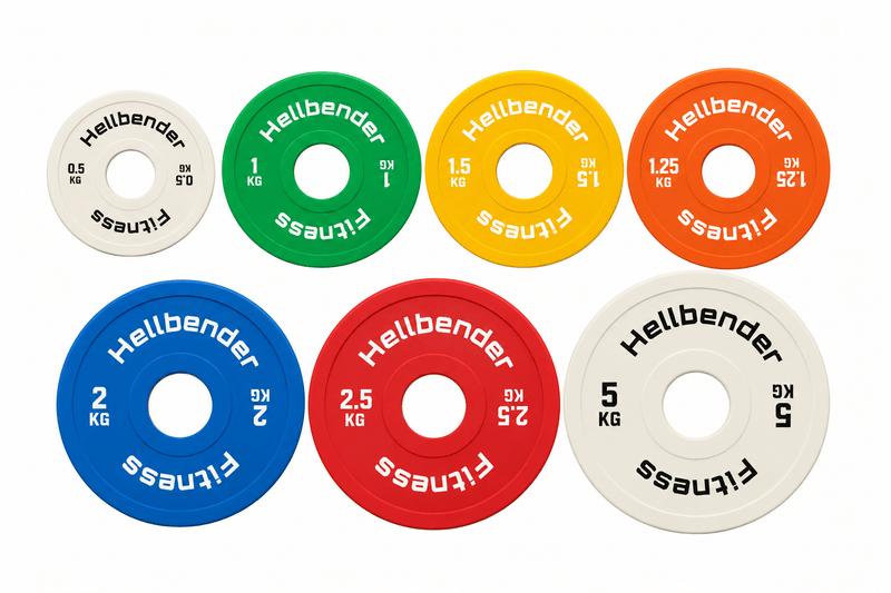 Hellbender Farvede Change Plates – 0,5–5 kg