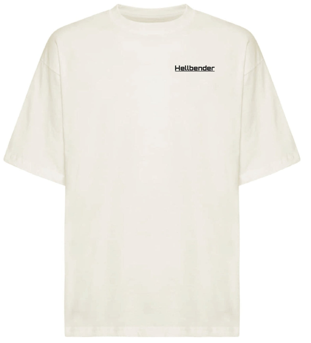 Elevate Box Fit Tee - T-Shirt Herre Creme