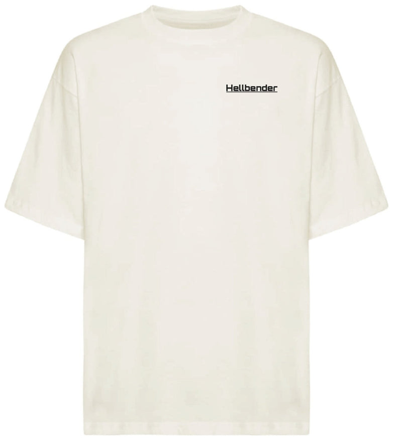 Elevate Box Fit Tee - T-Shirt Herre Creme