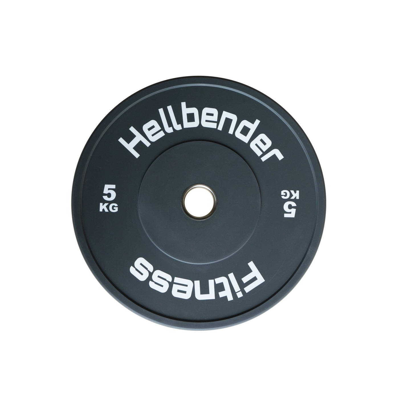 Bumper plate 5 kg - Vægtskive 5 kilo - HellbenderFitness