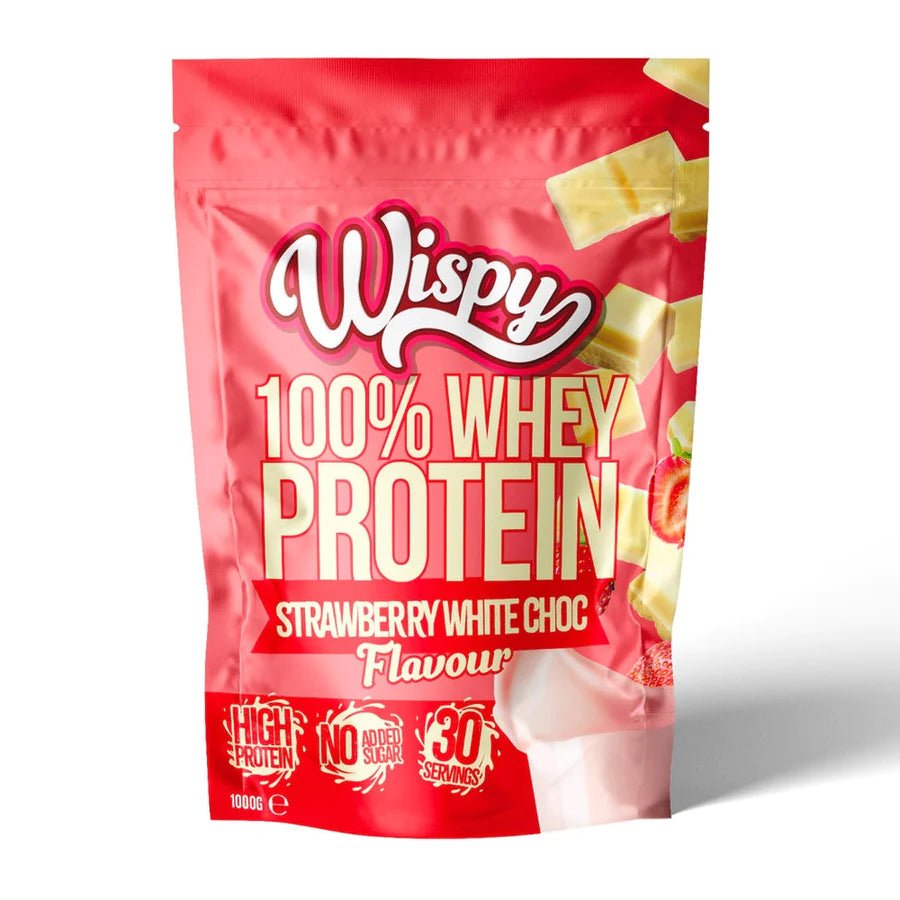 Wispy Whey 100 (1 kg) - Strawberry White Chocolate - HellbenderFitness